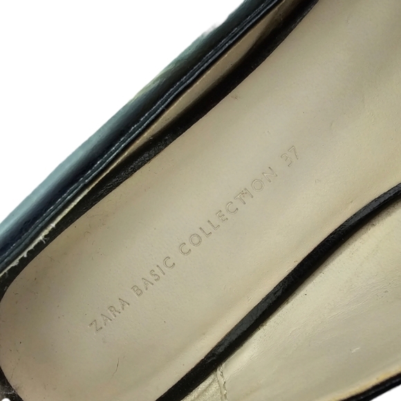 Zara Basic Collection Black Rose Loafers - Picture 6 of 9